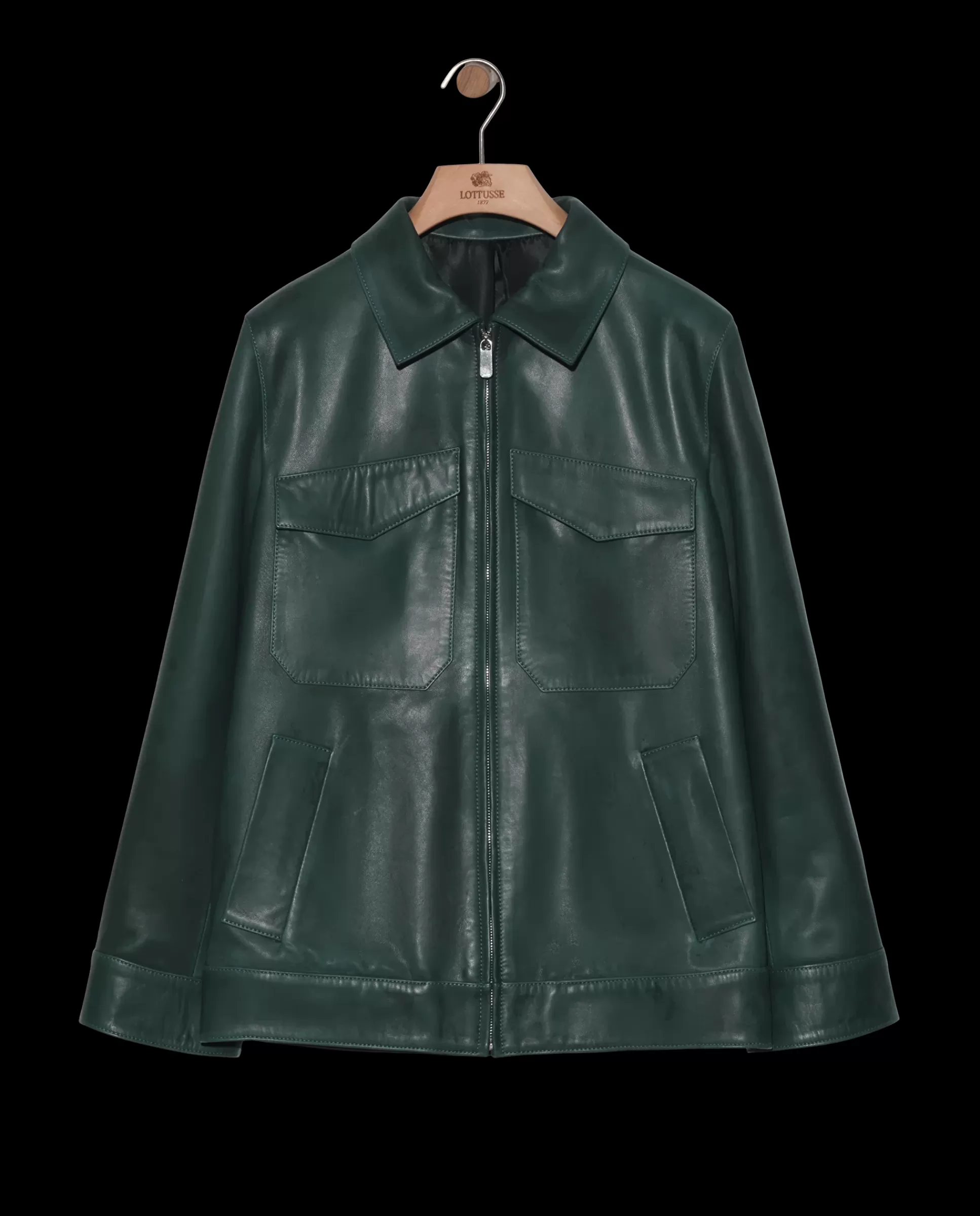 Leather Clothing | Lottusse 1877 Barcelona Green