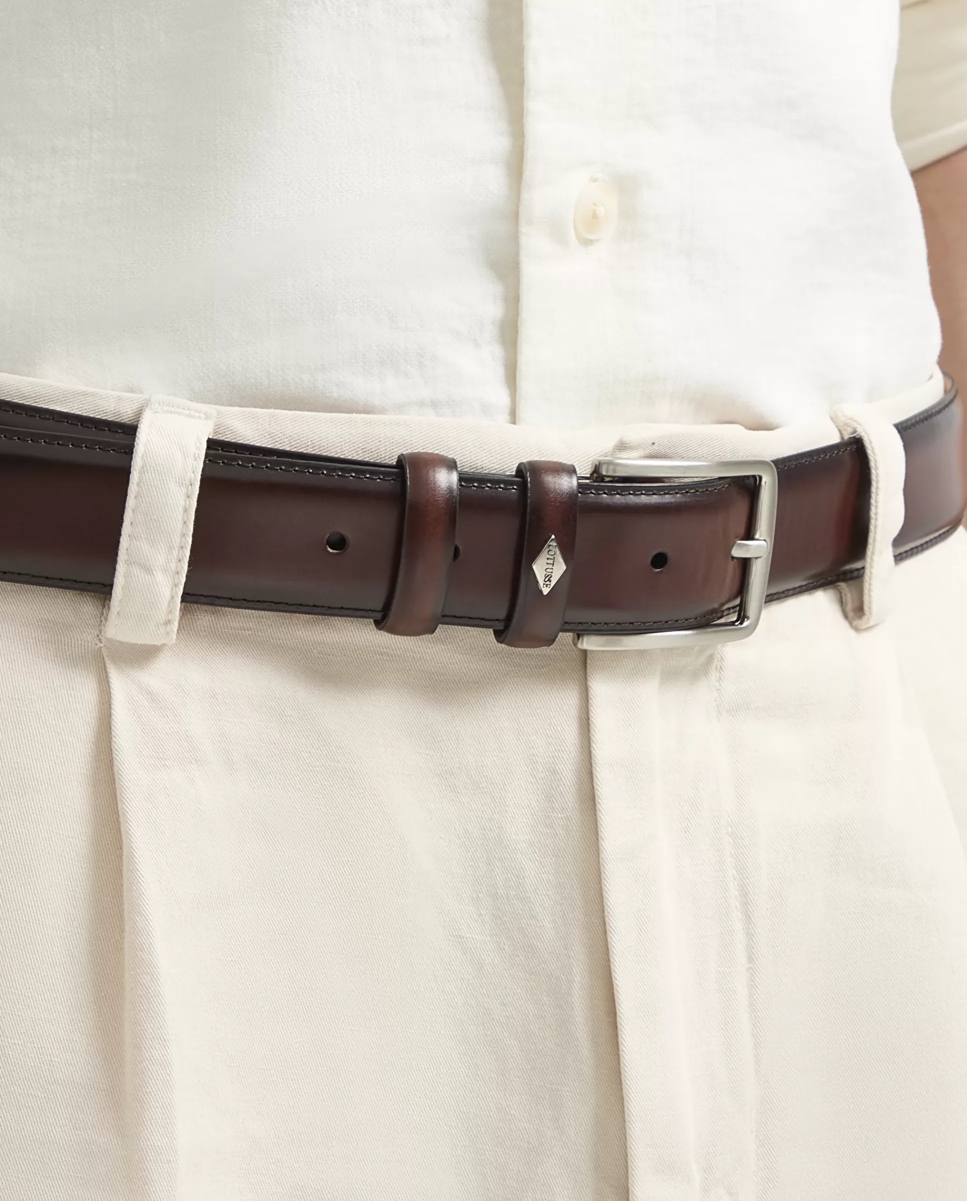 Buckle | Lottusse 1877 Belt Brown