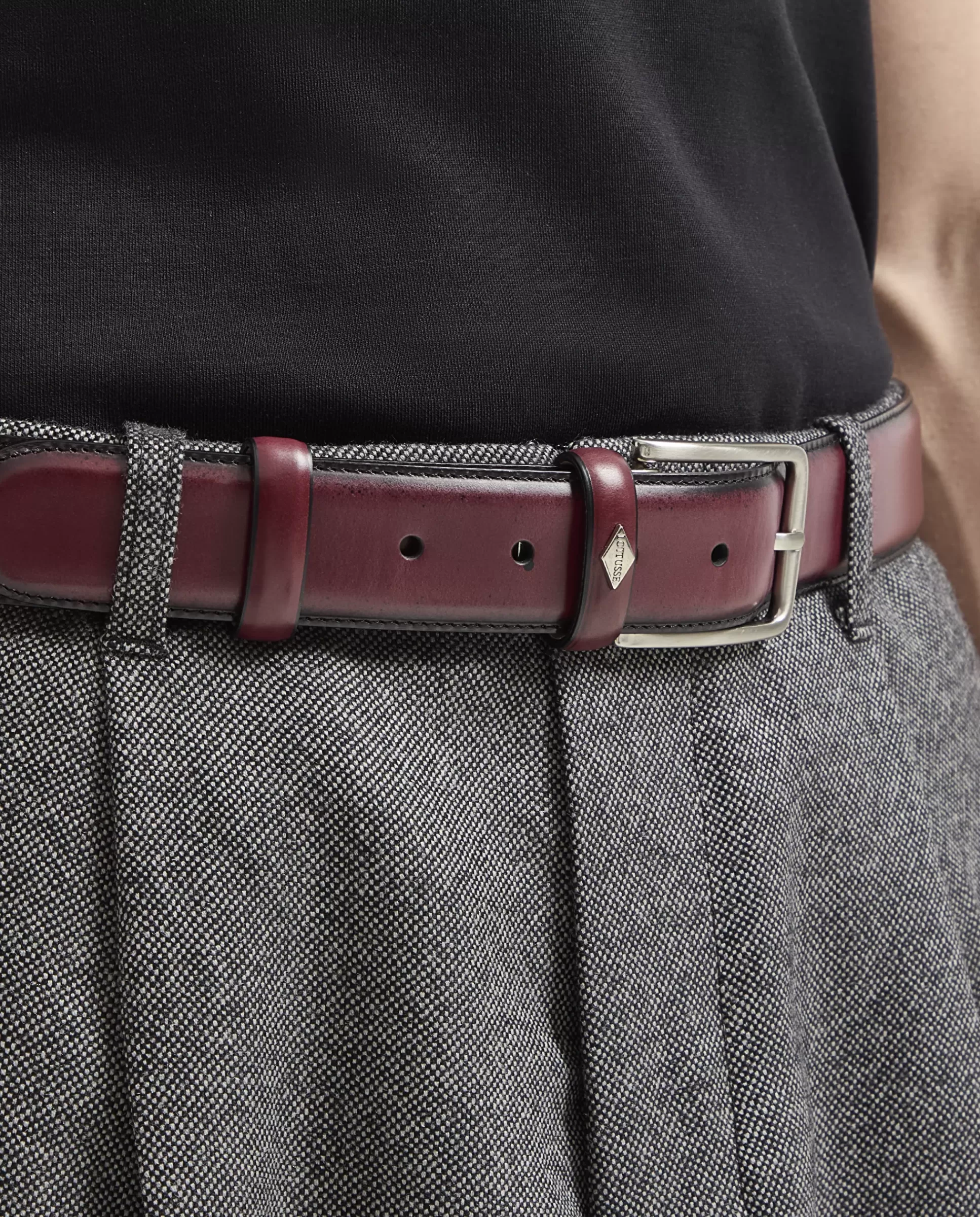 Buckle | Lottusse 1877 Belt Burgundy