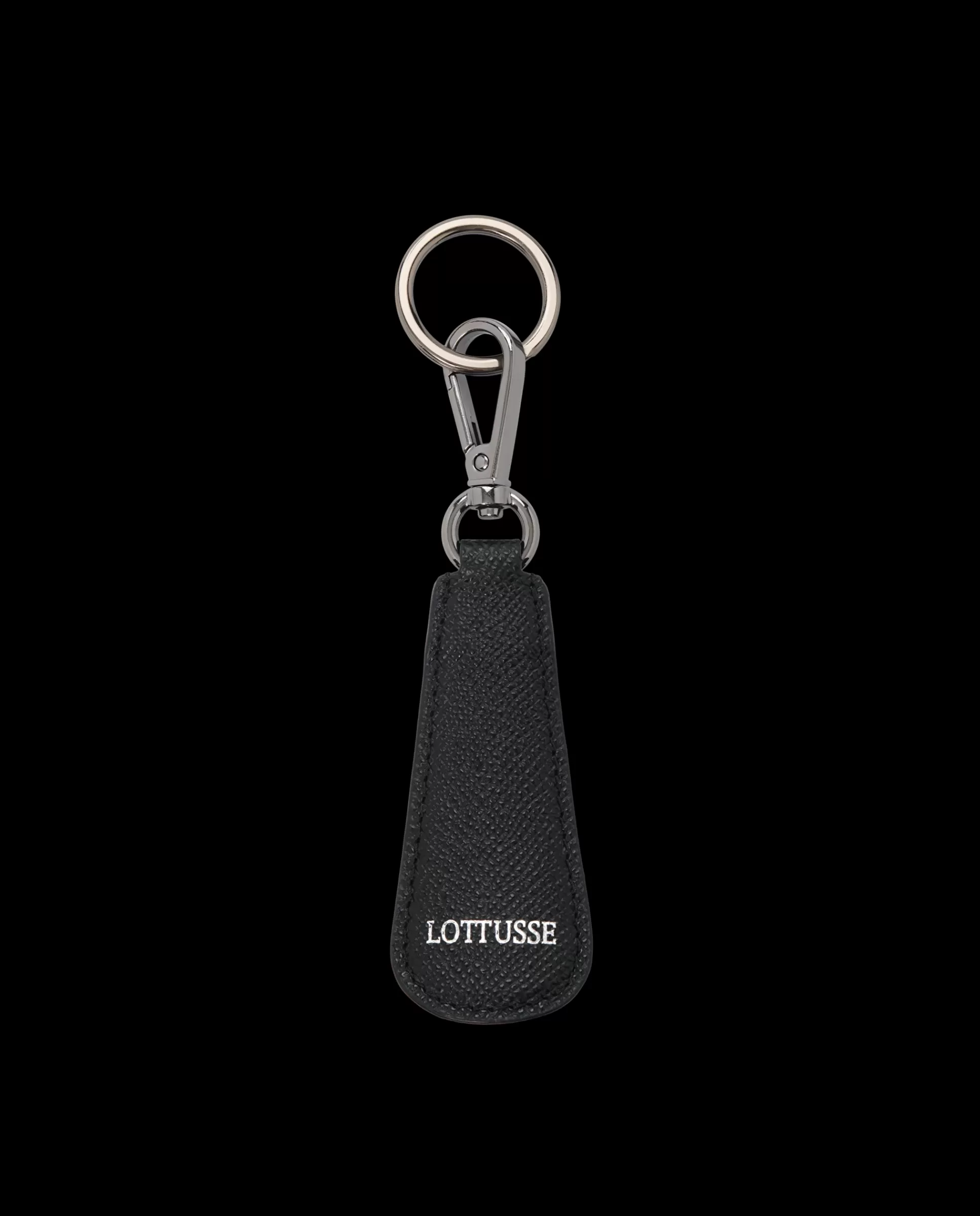 Key Holders | Lottusse 1877 Keyring Black