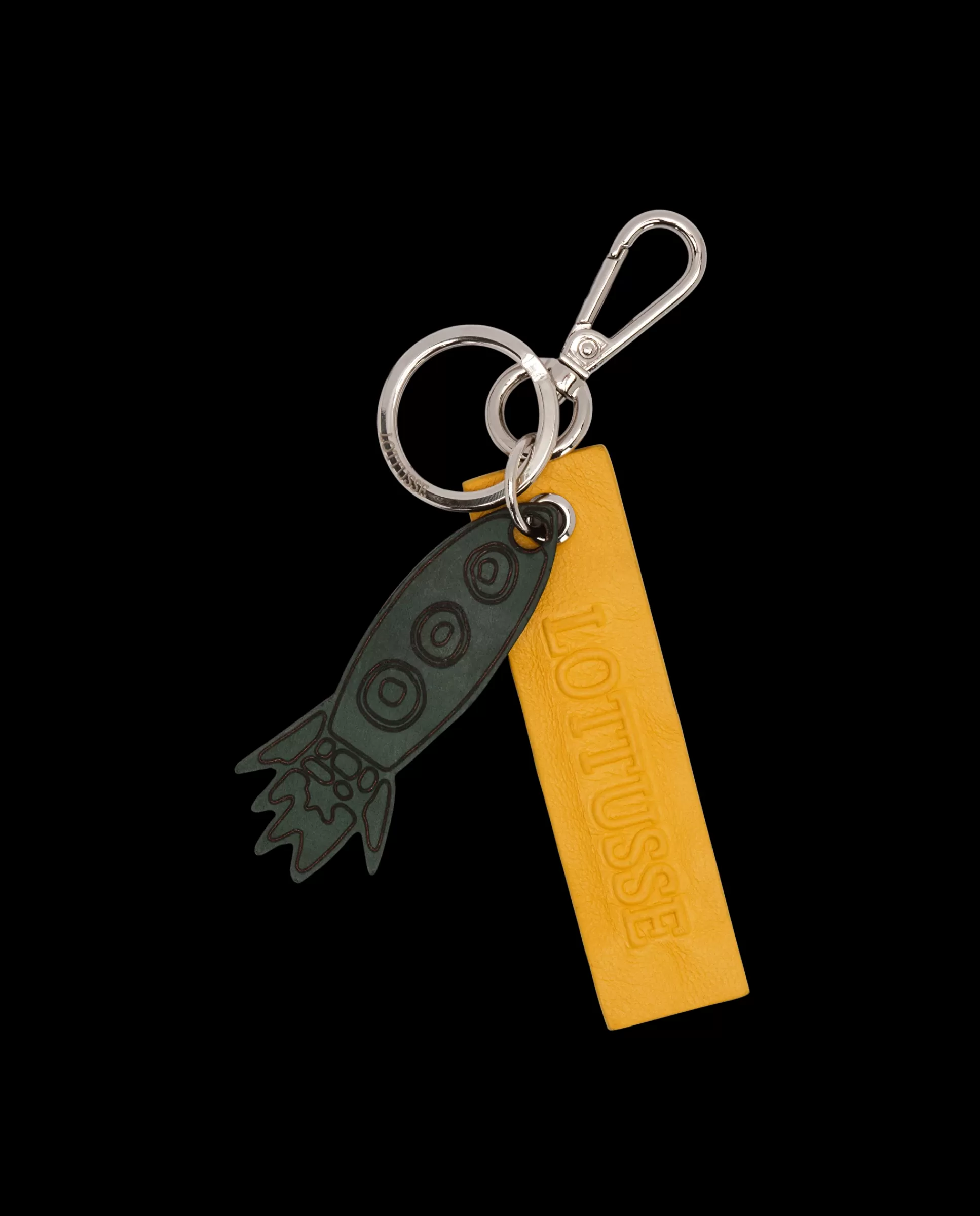 Key Holders | Key Holders | Lottusse 1877 Pinya-Citrus-Alphabet Black