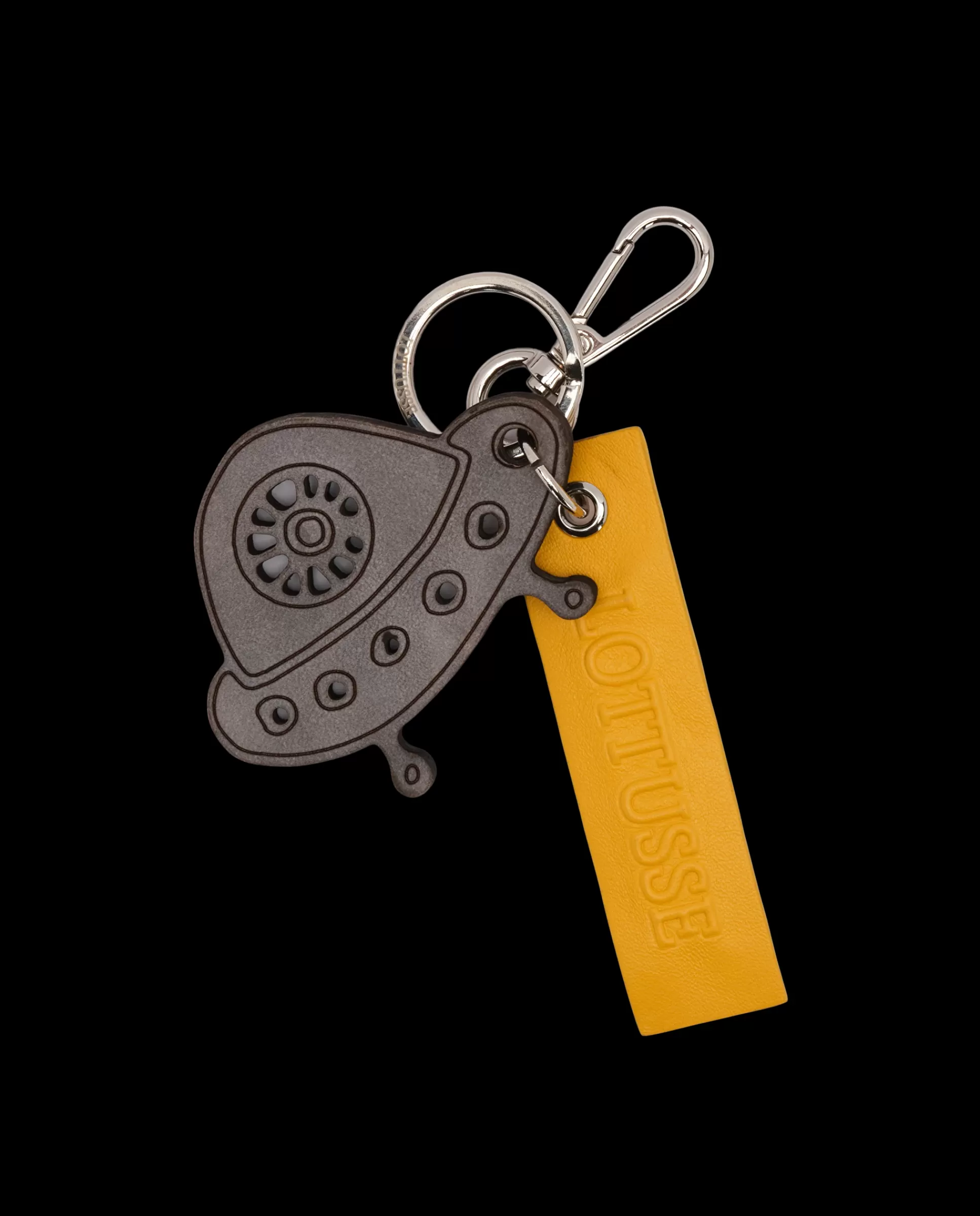 Key Holders | Key Holders | Lottusse 1877 Pinya-Citrus-Alphabet Grey