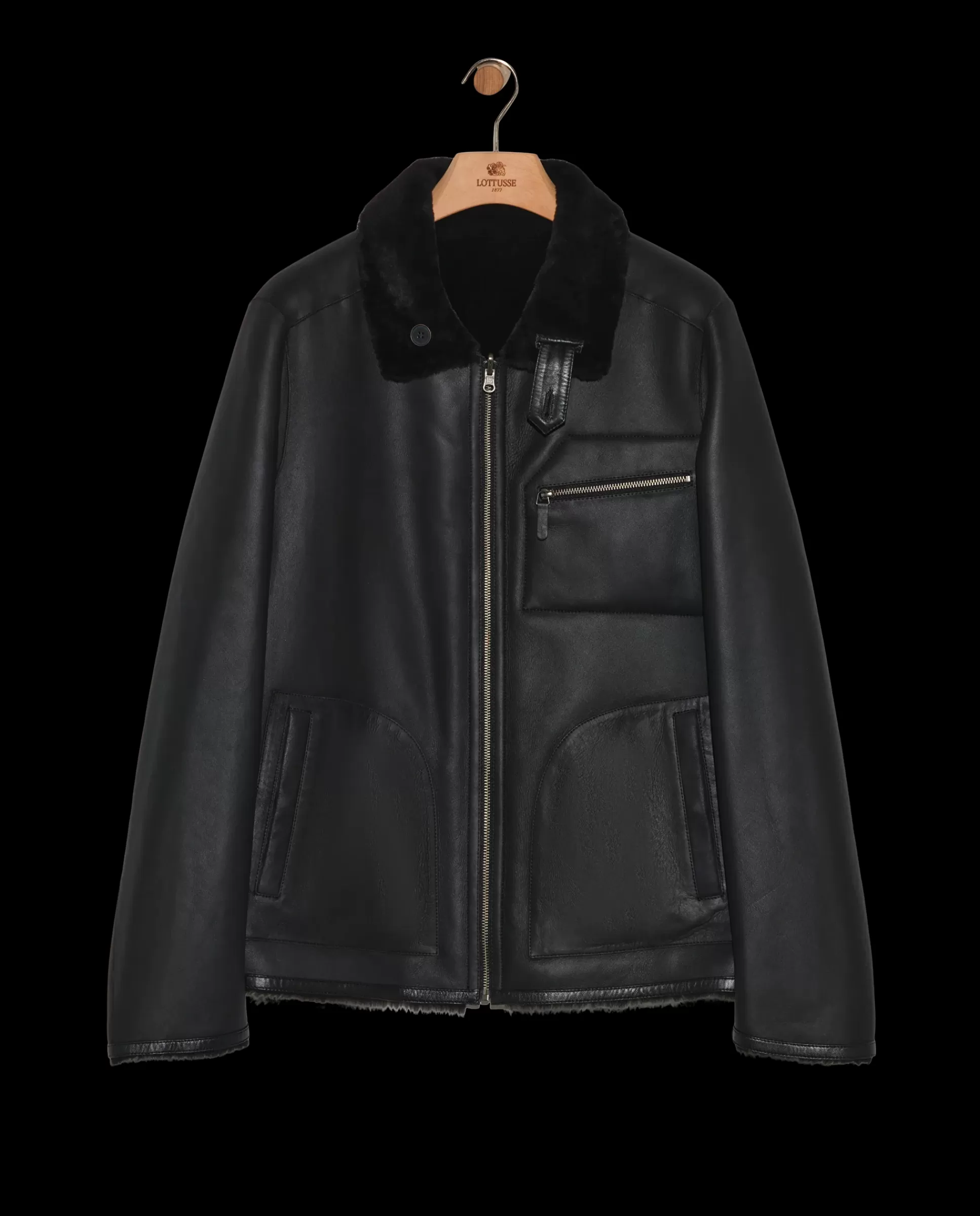 Leather Clothing | Lottusse 1877 Praga Black